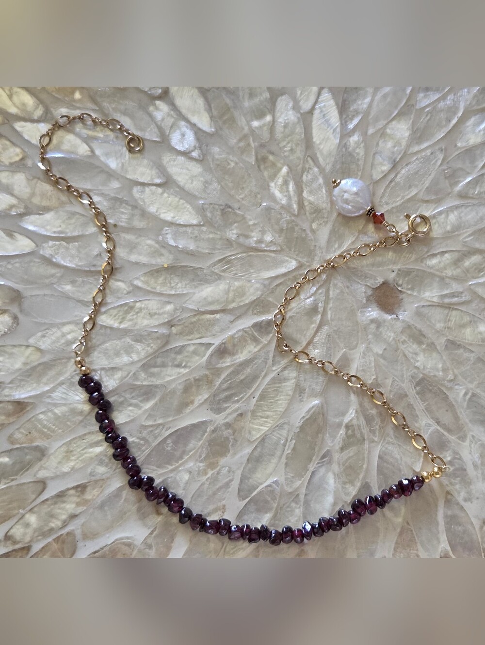 New Garnet Necklace.